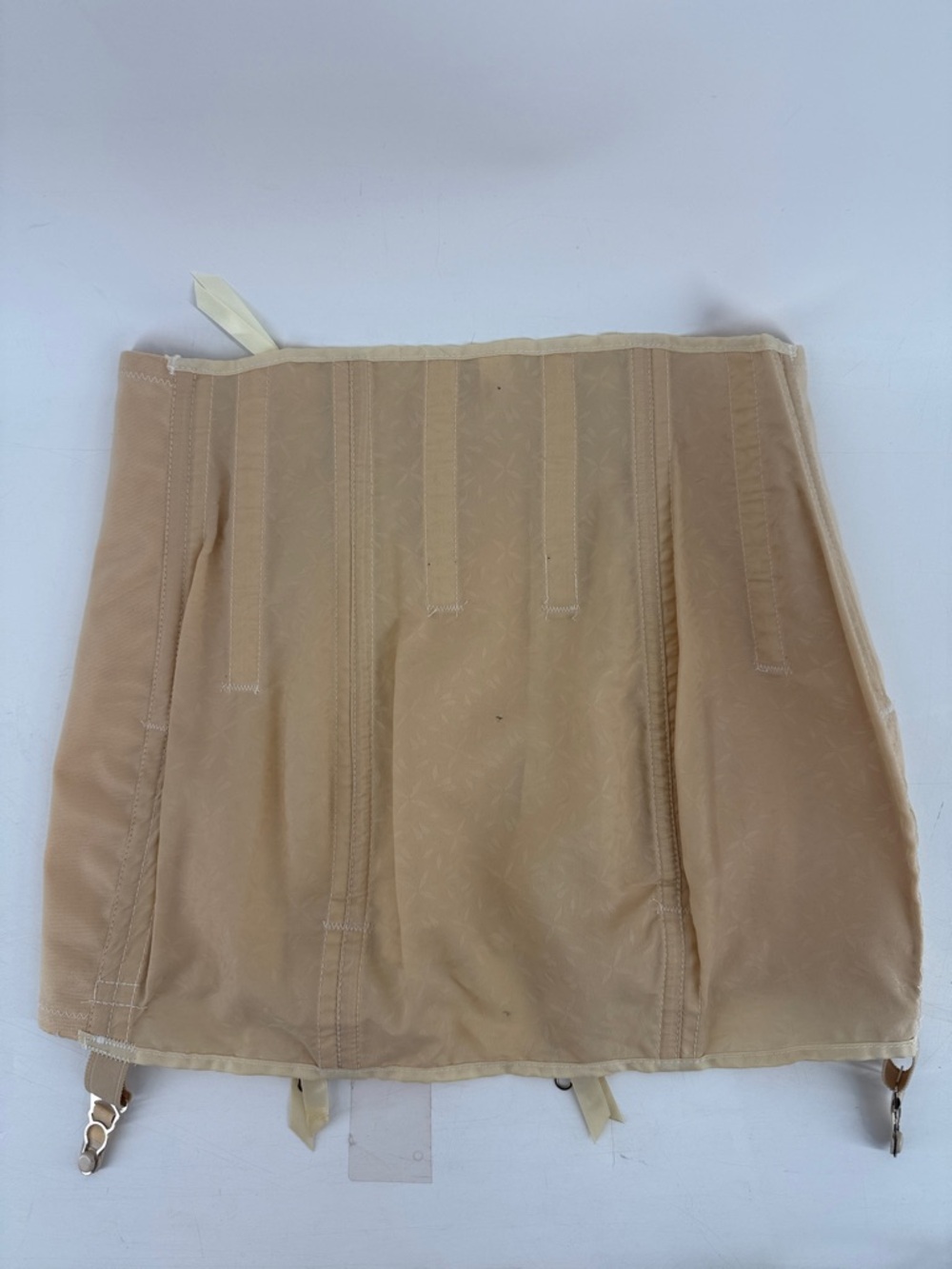 Beige Vintage Girdle with Garters